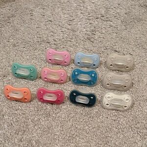 Dr. Brown's Advantage One-Piece Silicone Baby Pacifier Set